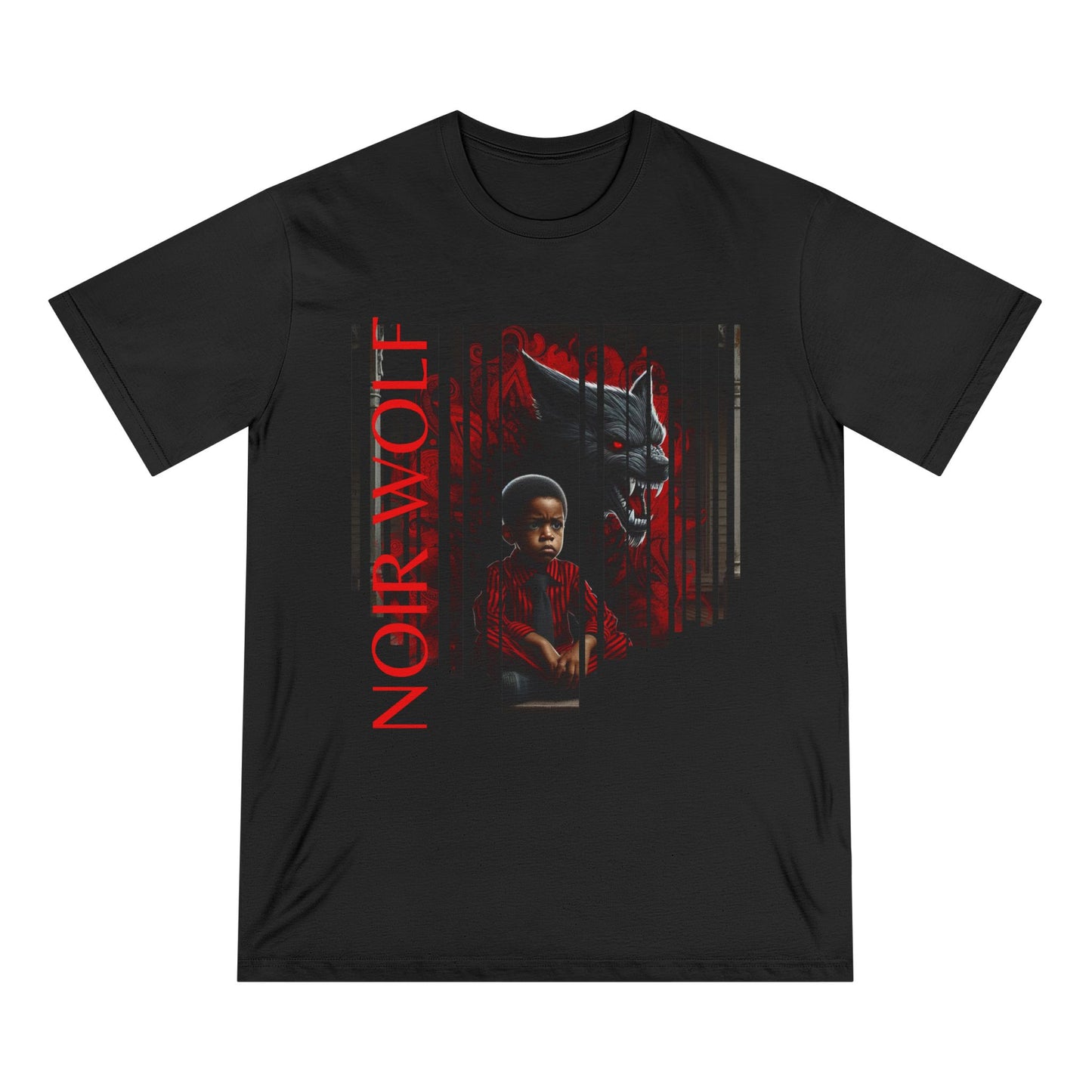 Organic Staple T-shirt Little Boy by Noir Wolf