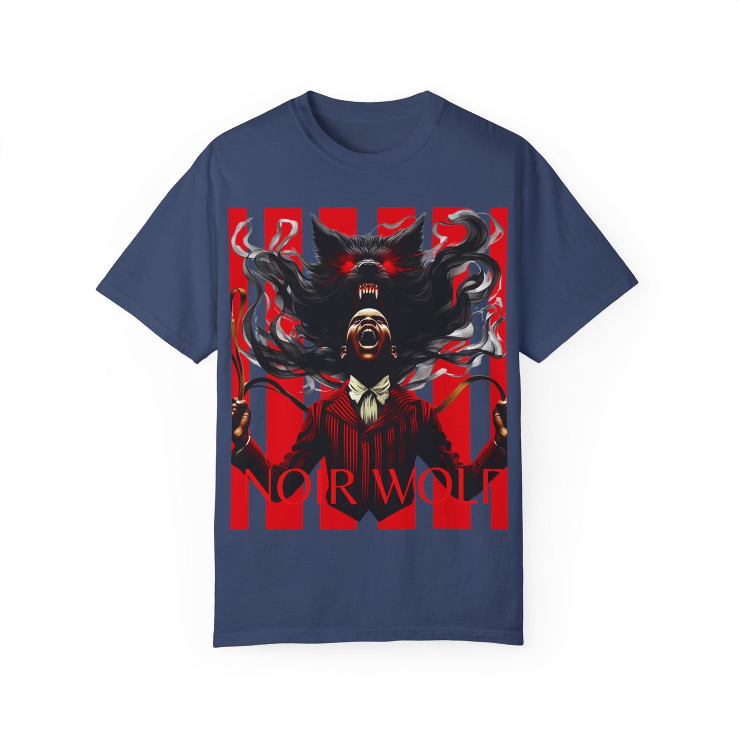 Unisex Garment-Dyed T-shirt Little boy By Noir Wolf